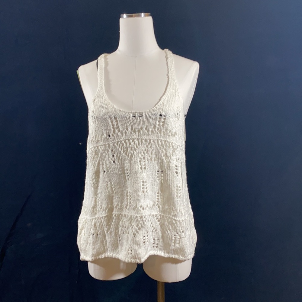 A&F Croquet Knit Tank Top Coverup